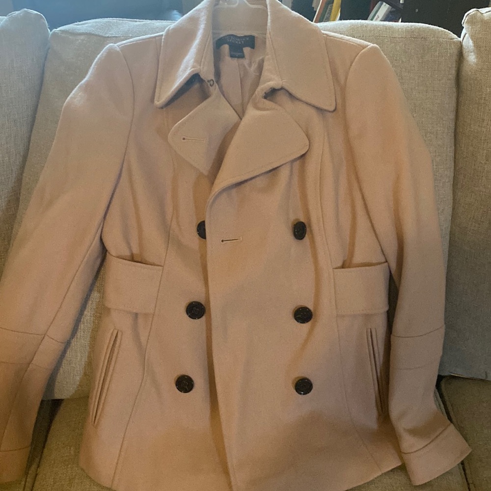 Victoria’s Secret tan pea coat -women’s size 4